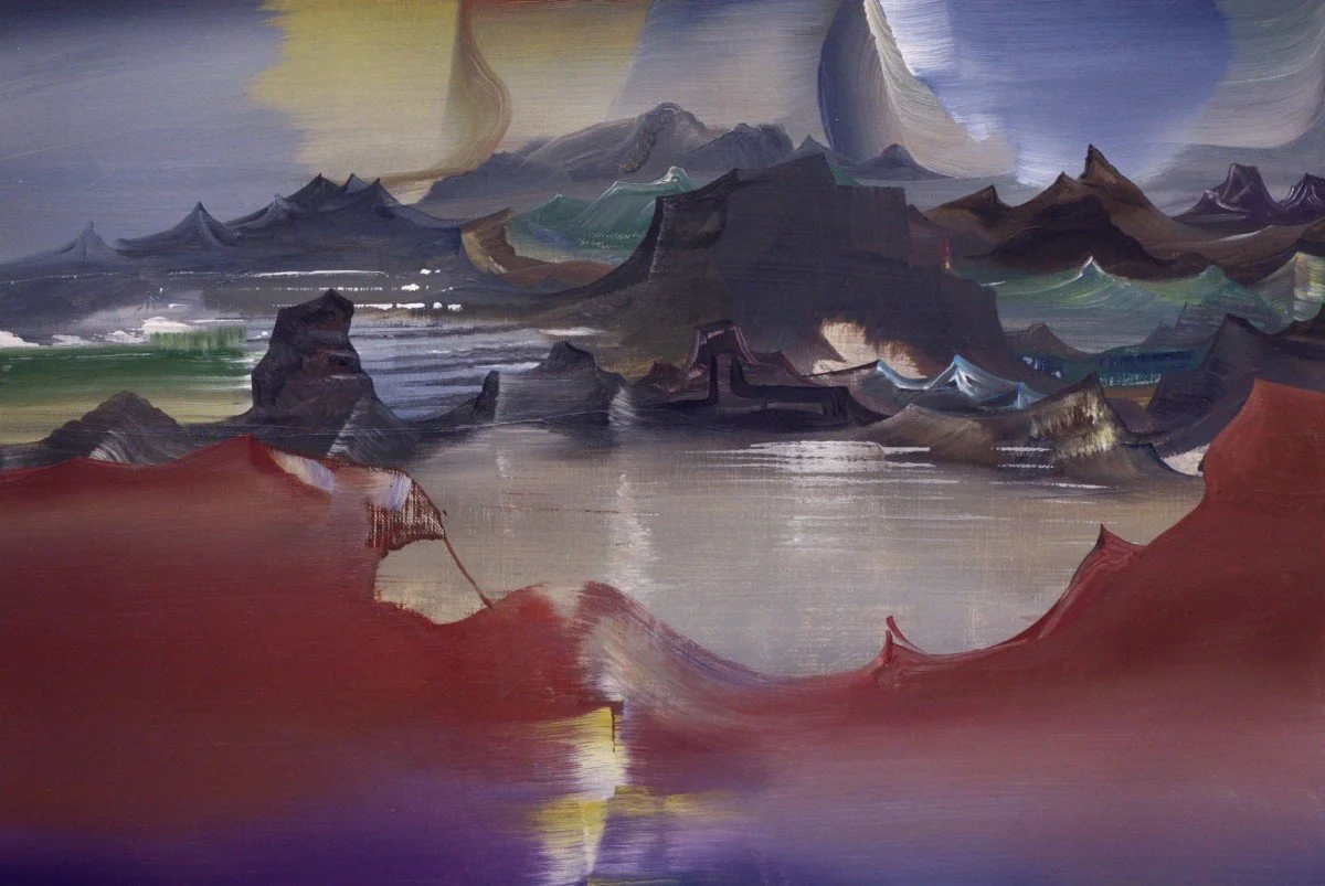 This is an oil painting titled, "Consanguinity" It was painted in 2014
