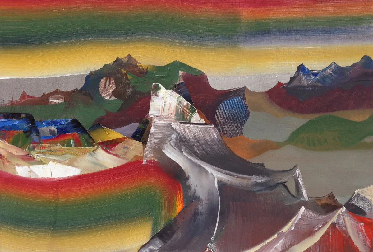 This is an oil painting titled, "SugarBoost" It was painted in 2014