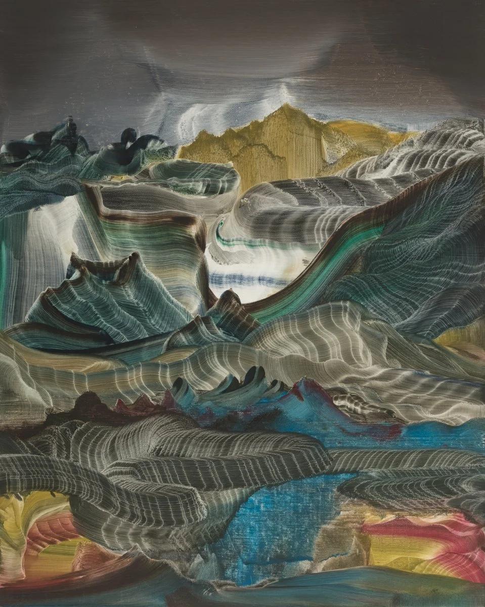 This is an oil painting titled, "Dirty Gravity" It was painted in 2019