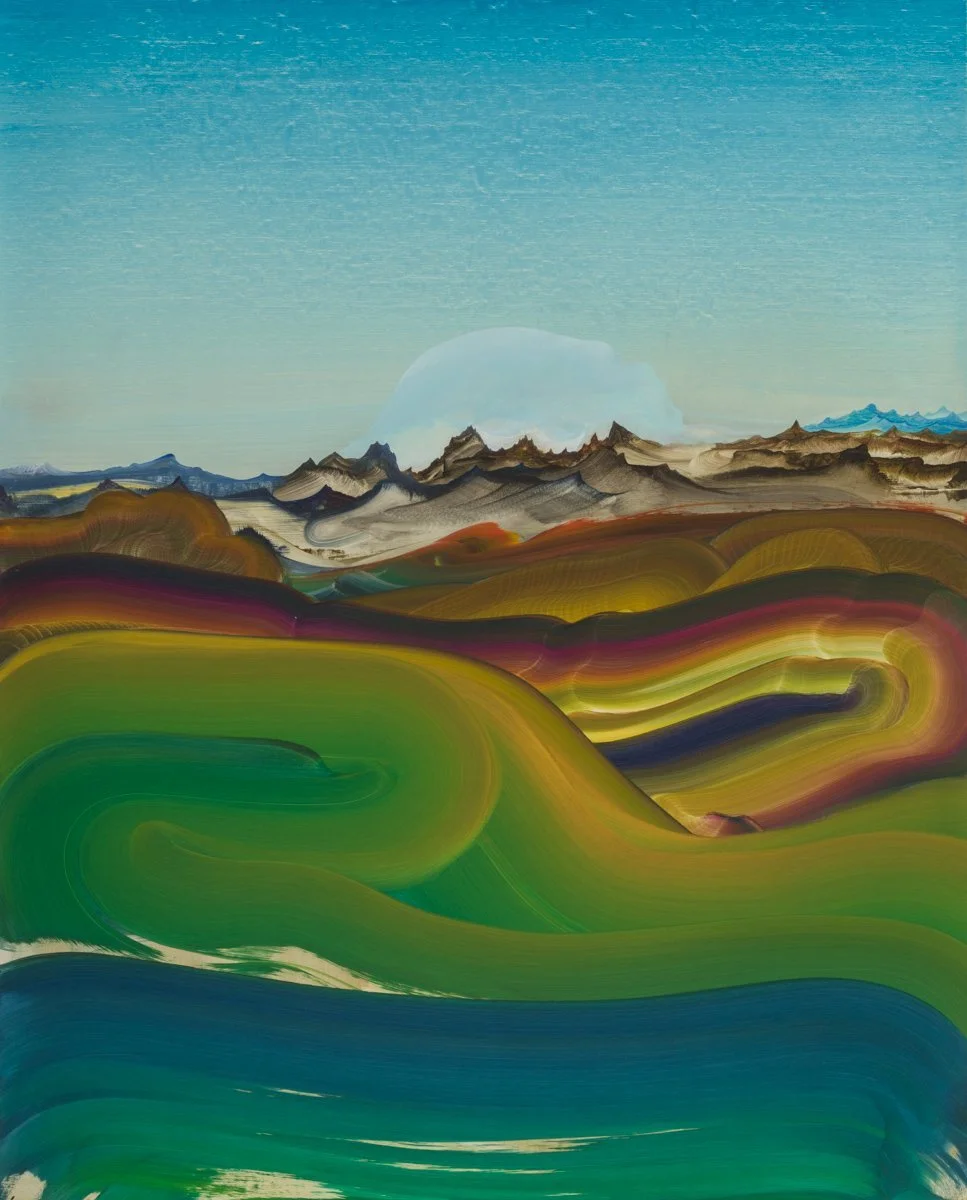 This is an oil painting titled, "Halation" It was painted in 2019