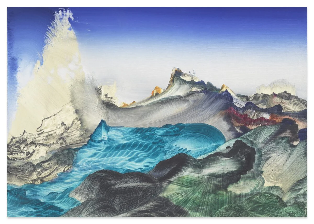 This is an oil painting titled, "Intertidal Zone" It was painted in 2021